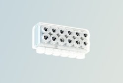 Коннектор К6 усиленный на 6 жил