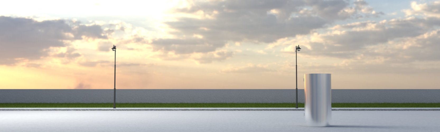 Шкаф управления осветительными установками (d= 360мм, h= 700мм)