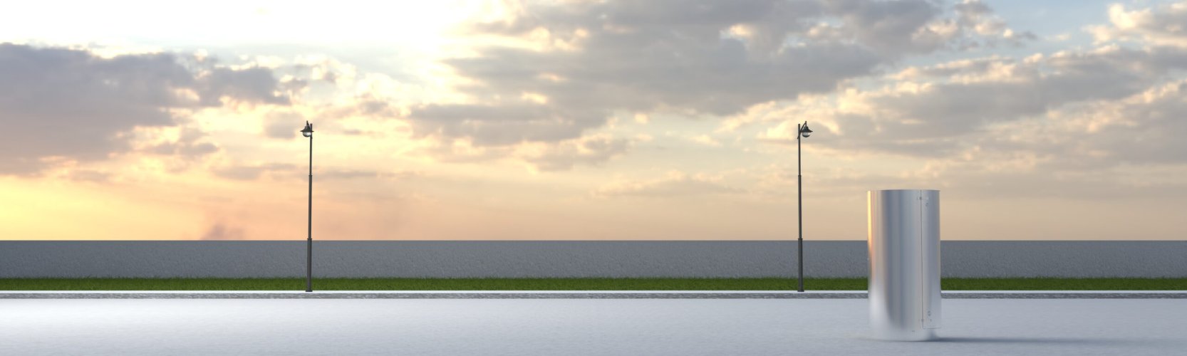 Шкаф управления осветительными установками (d= 480мм, h= 1000мм)