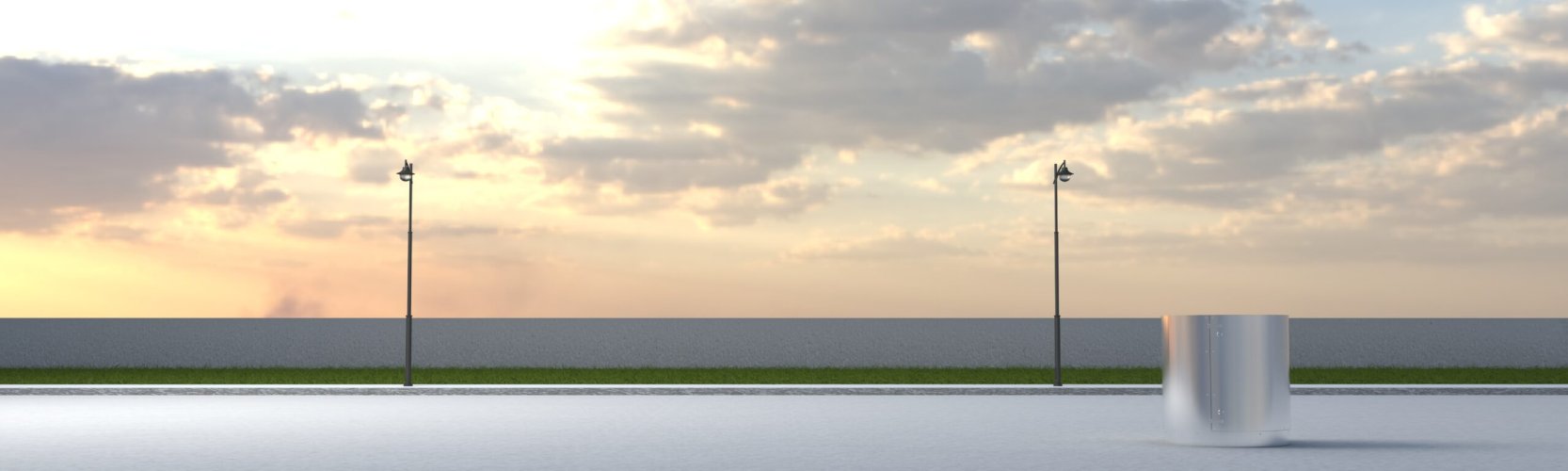 Шкаф управления осветительными установками (d= 680мм, h= 800мм)