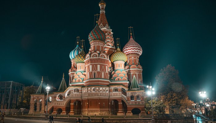  Подсветка фасадов Храма Василия Блаженного