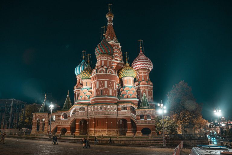  Подсветка фасадов Храма Василия Блаженного