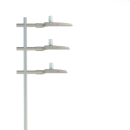 Опоры круглые конические складные